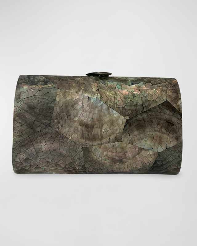 Farah Mop Mother-of-Pearl Clutch Bag